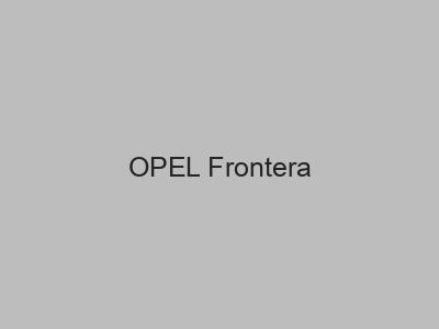 Enganches económicos para OPEL Frontera